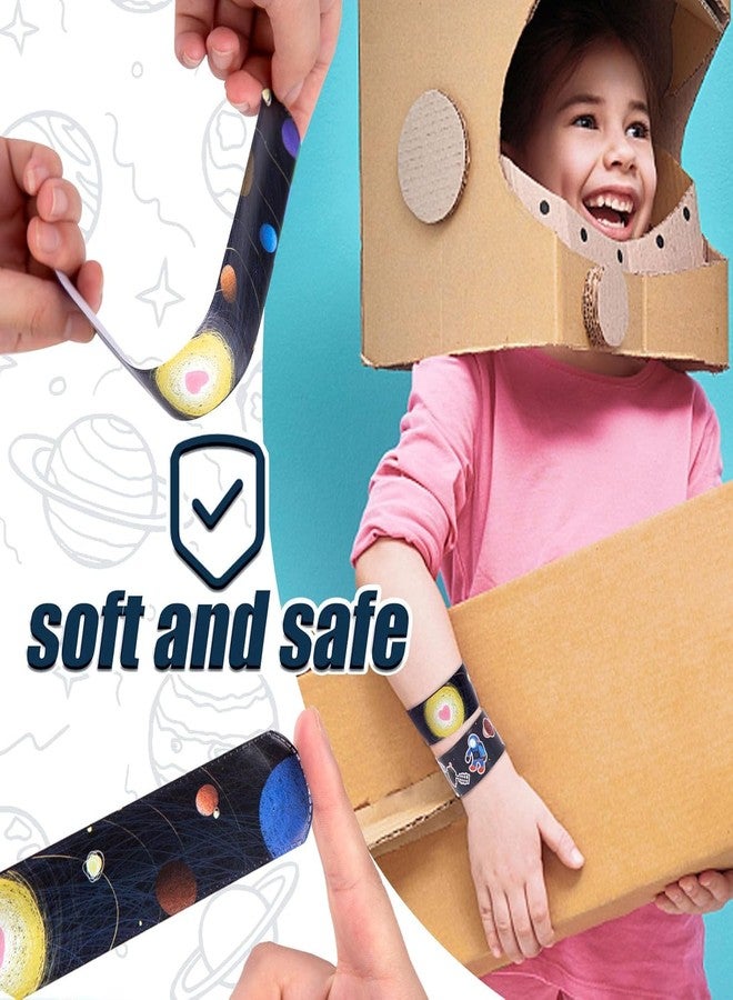 SILLYME 12pc slap bands for kids (Space theme) - Return Gifts Birthday Party For Kids - Best Birthday Return Gift For Kids 6-12 - return gift for kids age 6-10 10-12 - Image 4